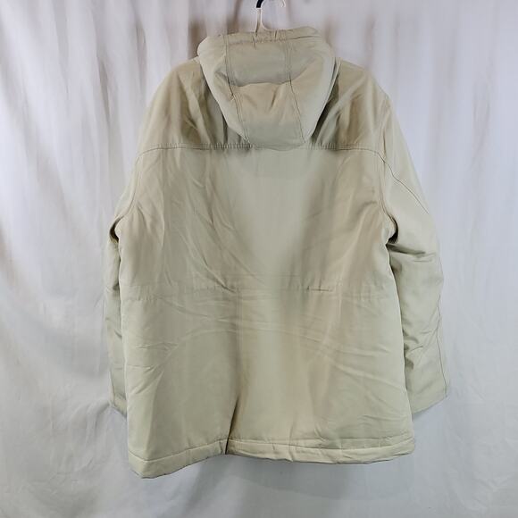 Amazon Aware Mens Winter Coat Cream Size XXL NWT - Picture 2 of 6